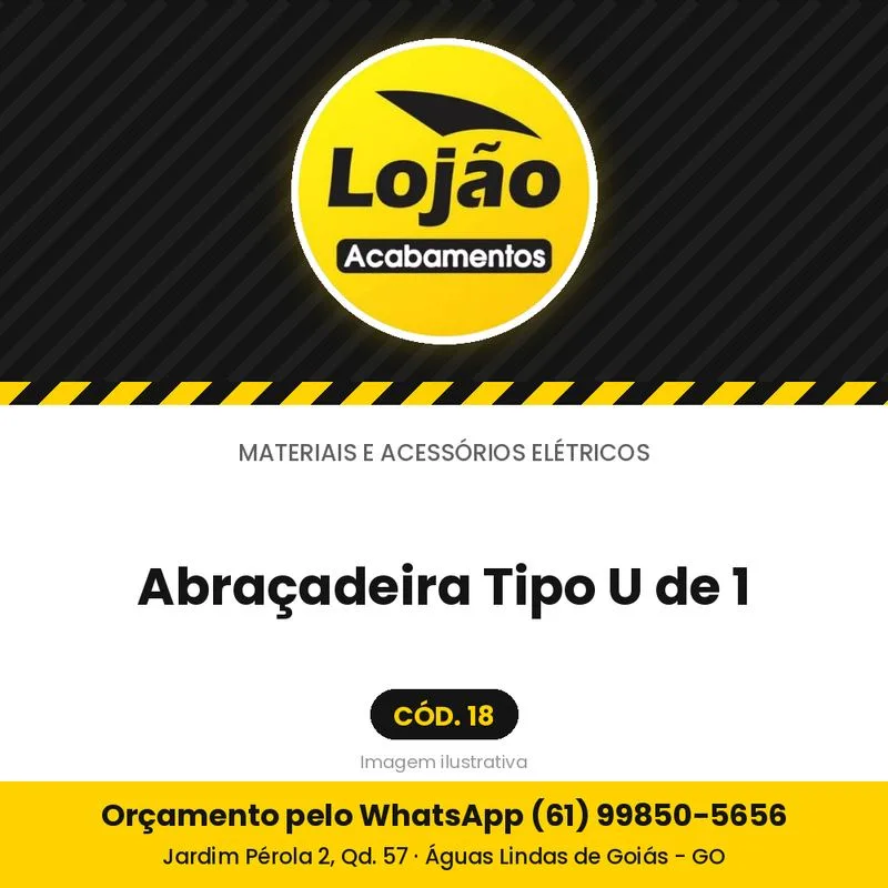 Abraçadeira Tipo U de 1