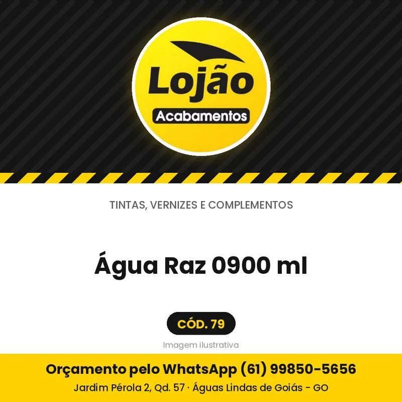 Água Raz 0900 ml