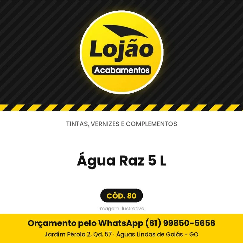Água Raz 5 L