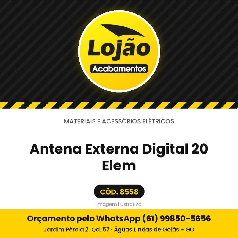 Antena Externa Digital 20 Elem