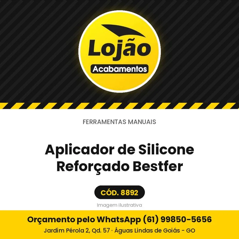 Aplicador de Silicone Reforçado Bestfer