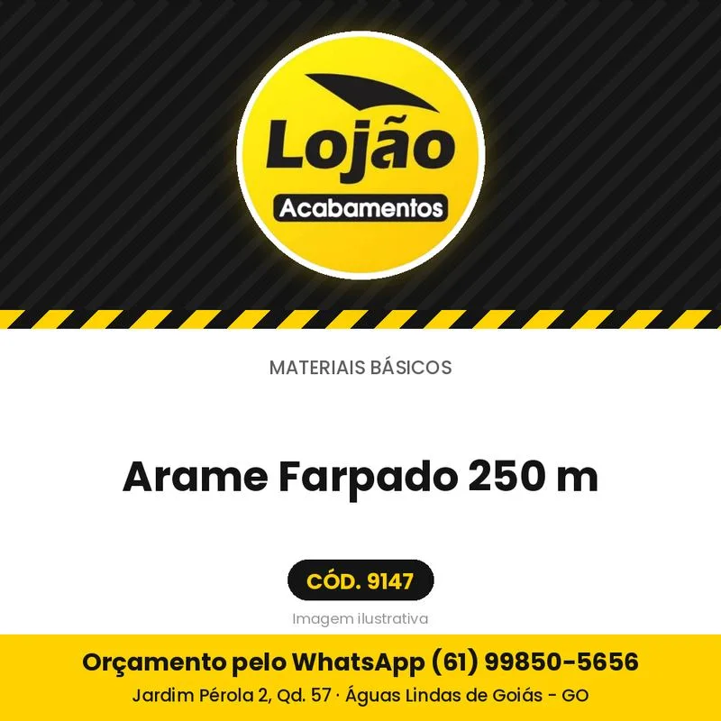 Arame Farpado 250 m