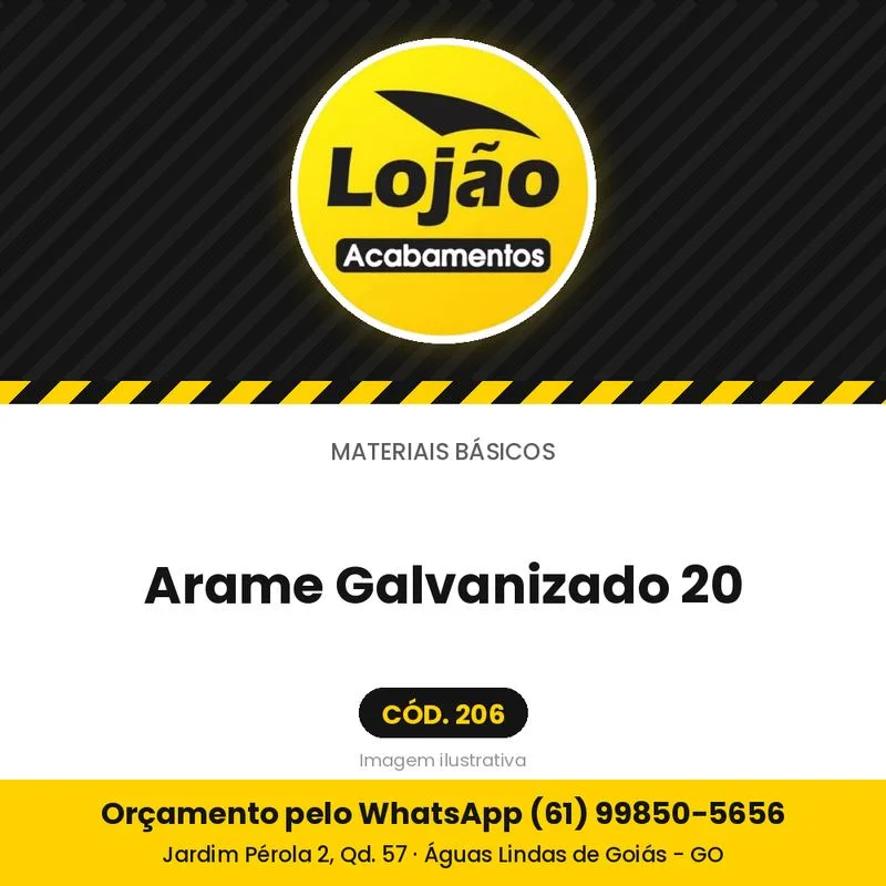 Arame Galvanizado 20