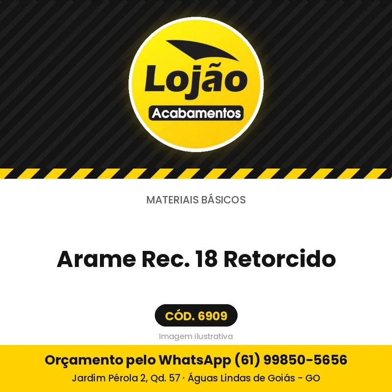 Arame Recozido 18 Retorcido