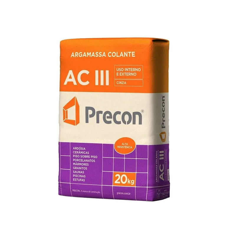 Argamassa 20 Kg AC III Cinza Votomassa
