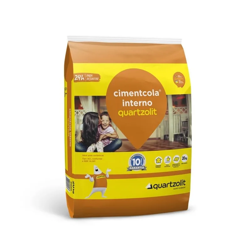 Argamassa 20kg AC I Interna Quartzolit
