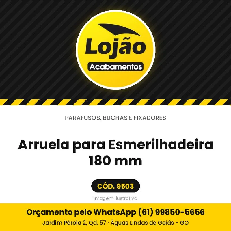 Arruela para Esmerilhadeira 180 mm
