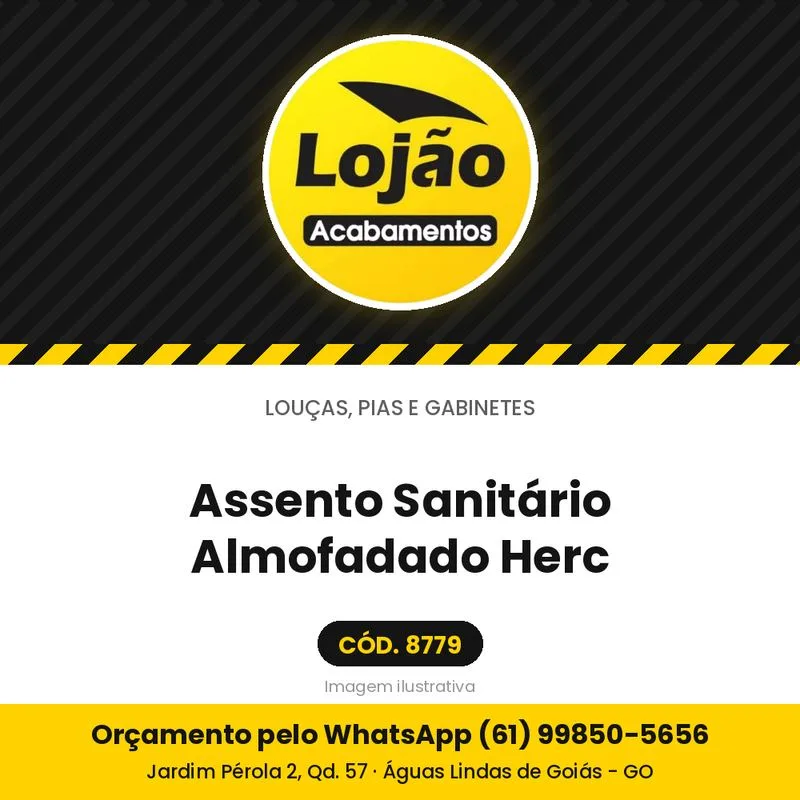 Assento Sanitário Almofadado Herc
