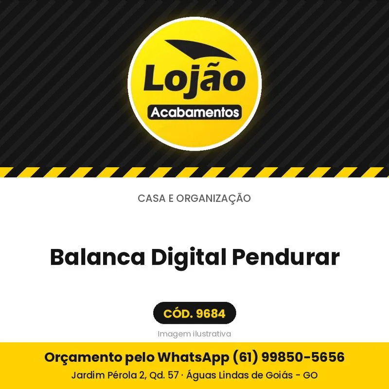 Balanca Digital Pendurar