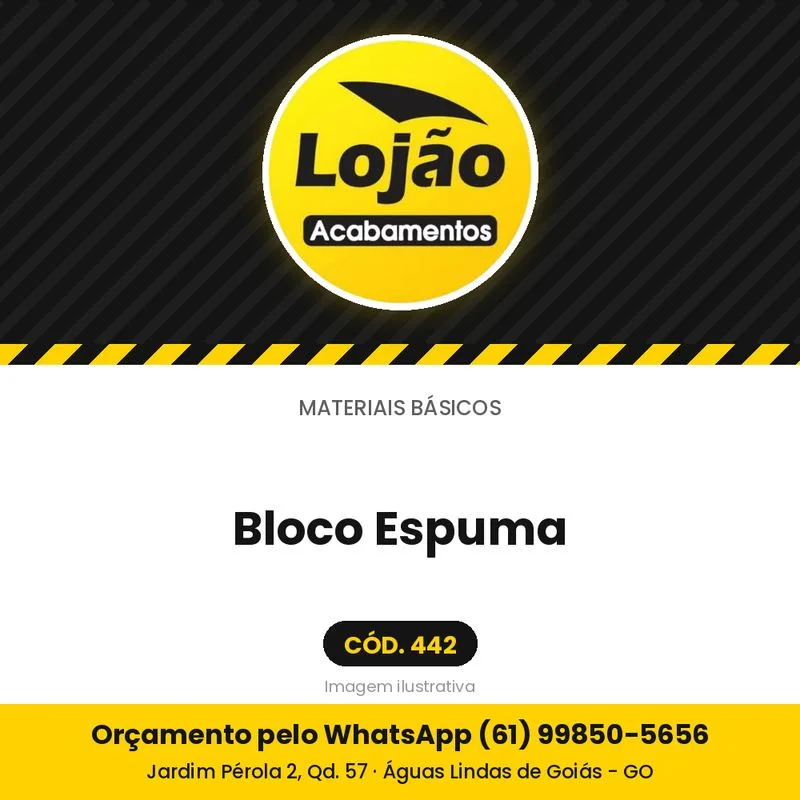 Bloco Espuma