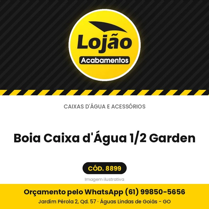 Boia Caixa d'Água 1/2 Garden