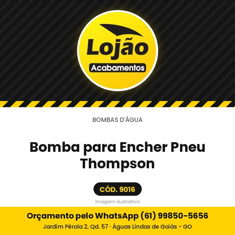 Bomba para Encher Pneu Thompson