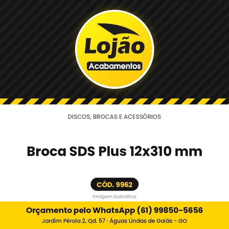 Broca SDS Plus 12x310 mm