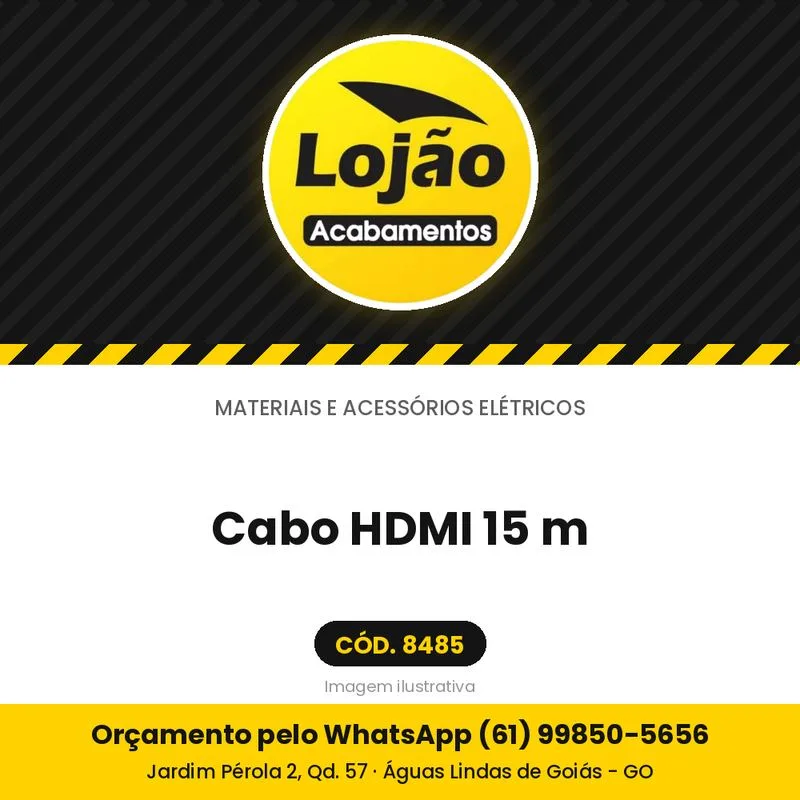 Cabo HDMI 15 m