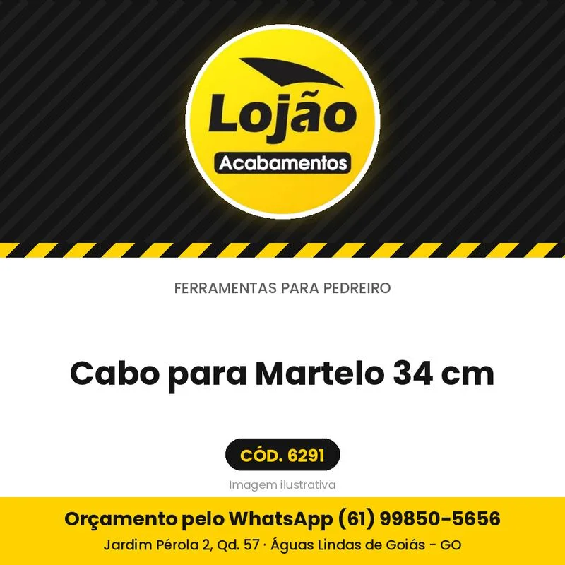 Cabo para Martelo 34 cm