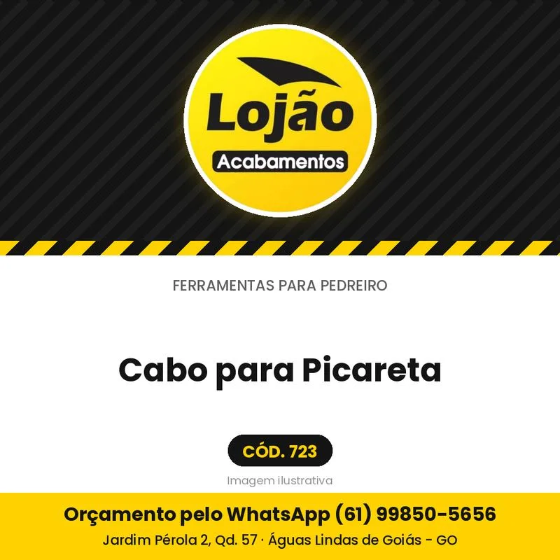 Cabo para Picareta