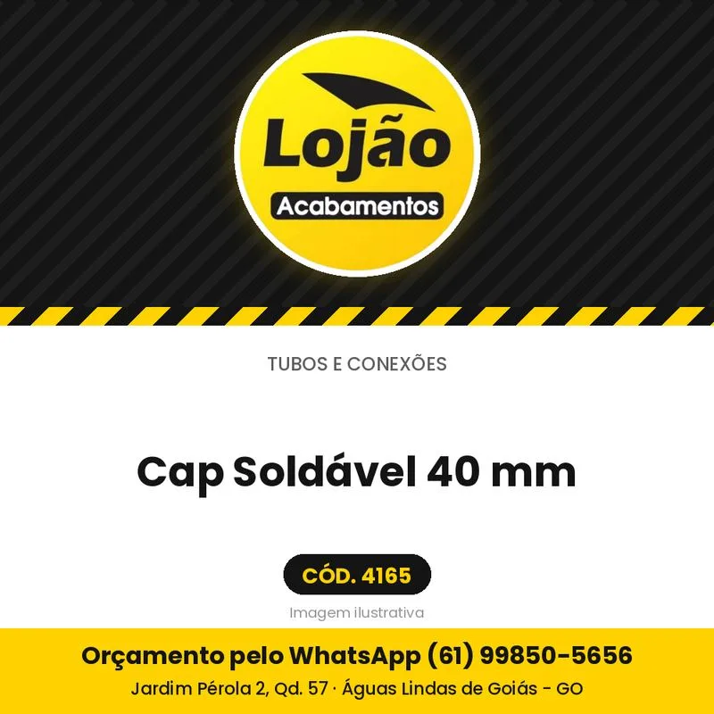 Cap Soldável 40 mm