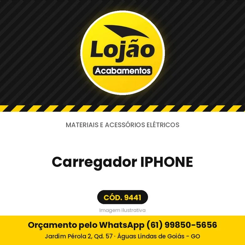 Carregador IPHONE