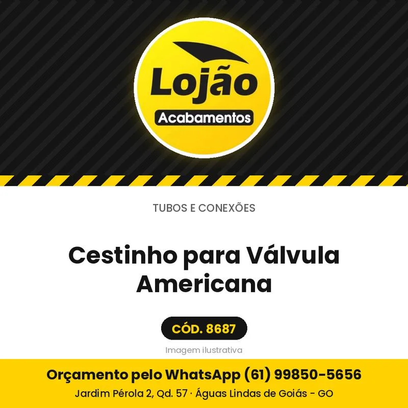 Cestinho para Válvula Americana