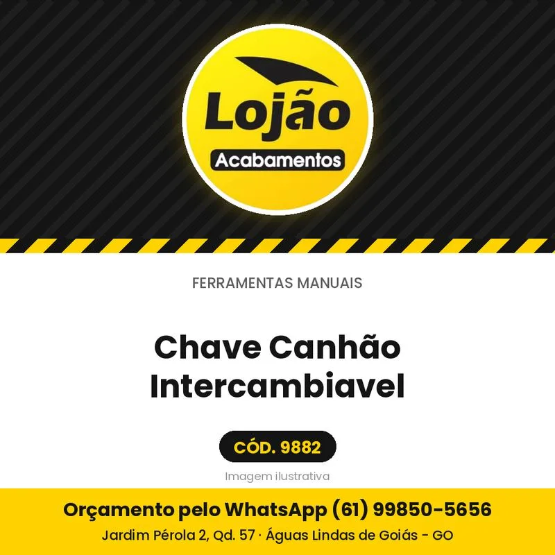 Chave Canhão Intercambiavel