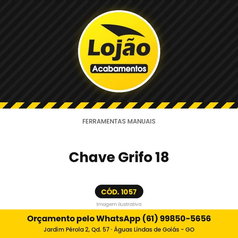 Chave Grifo 18