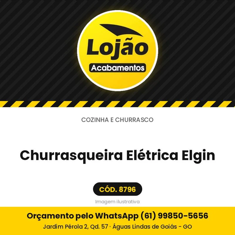 Churrasqueira Elétrica Elgin