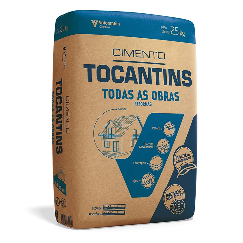 Cimento Tocantins Todas as Obras 25kg Votorantim