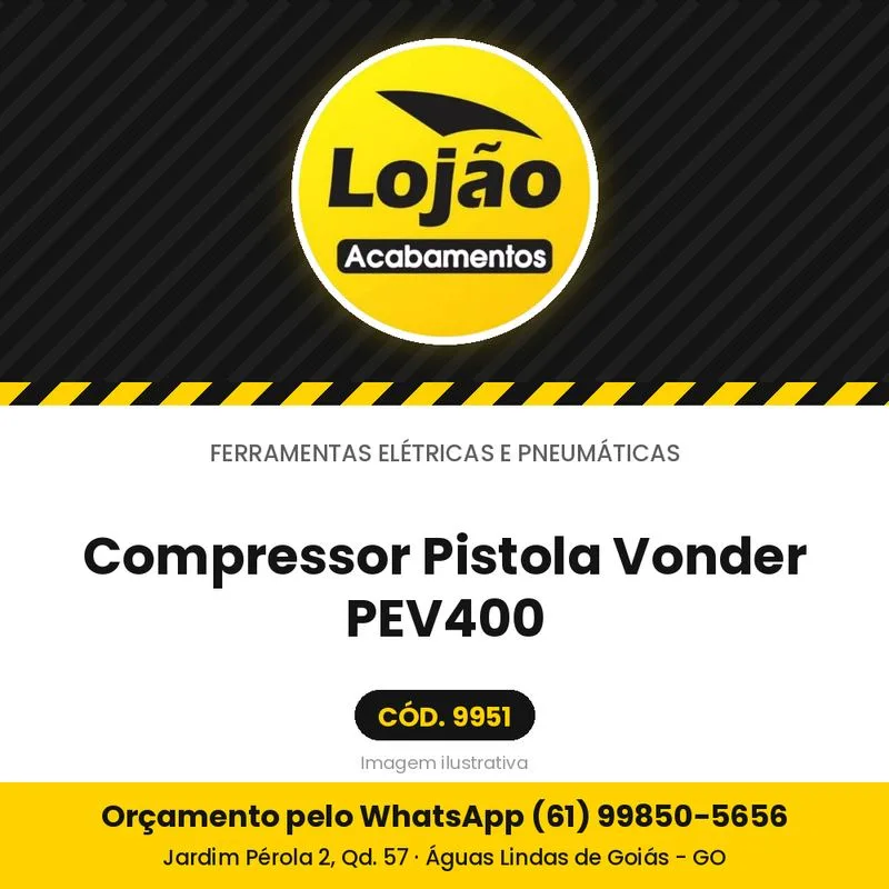 Compressor Pistola Vonder PEV400