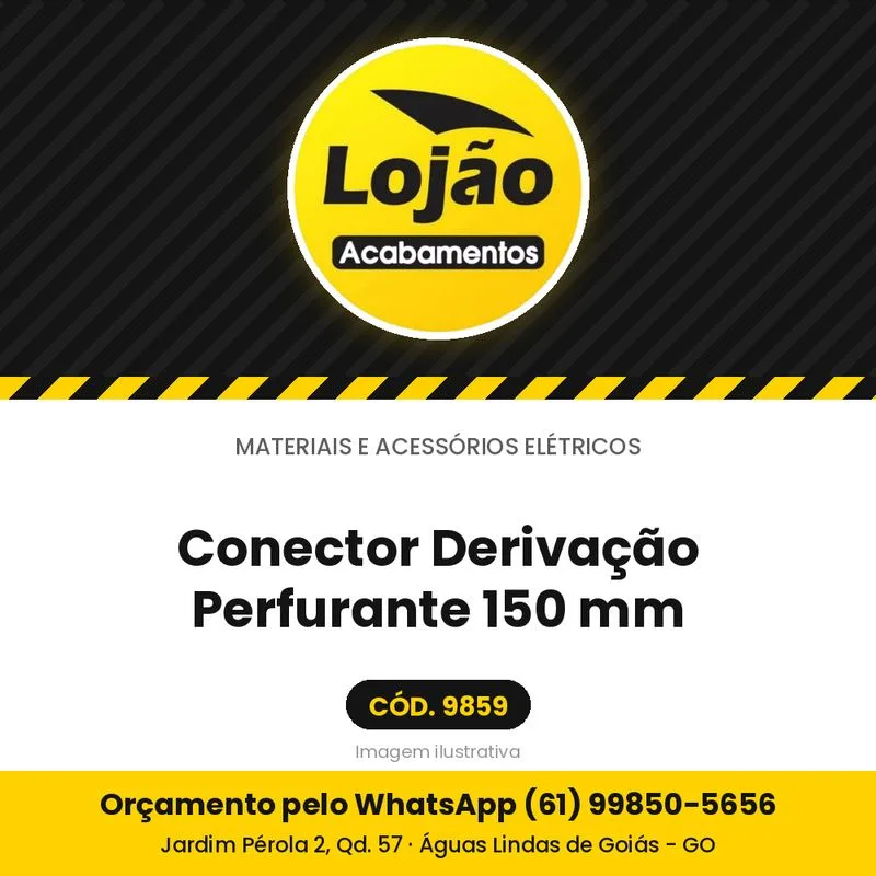 Conector Derivação Perfurante 150 mm