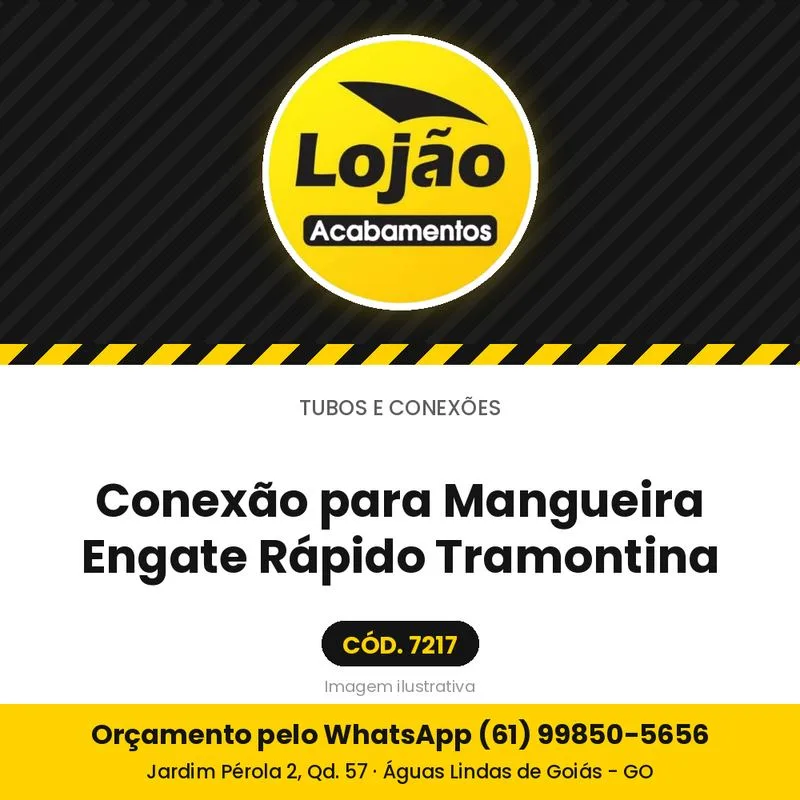 Conexão para Mangueira Engate Rápido Tramontina