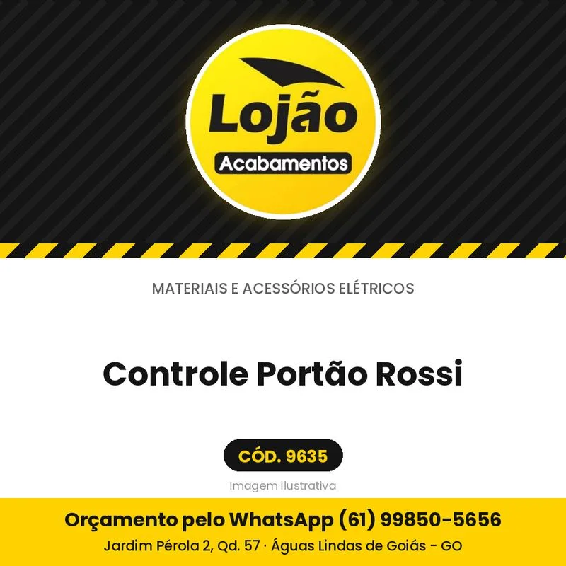 Controle Portão Rossi