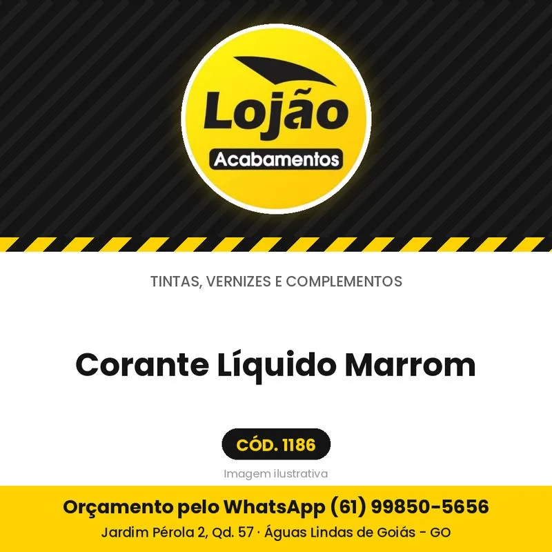 Corante Líquido Marrom