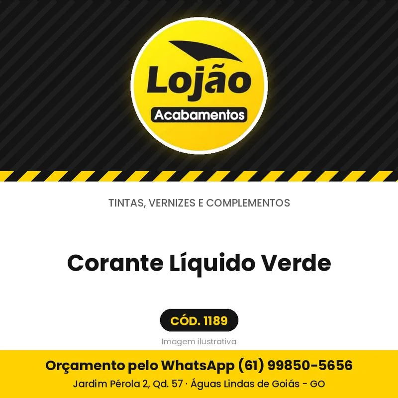 Corante Líquido Verde