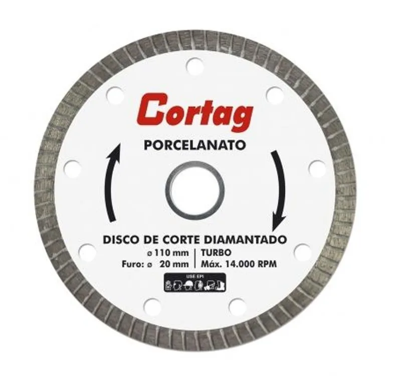 Discos de Corte Diamantado para Porcelanato Corte a Seco