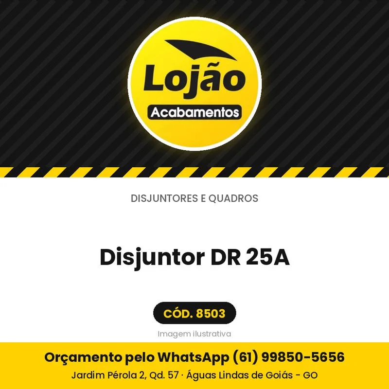 Disjuntor DR 25A