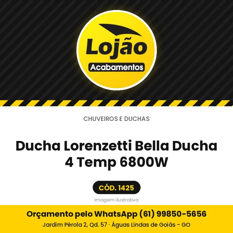 Ducha Lorenzetti Bella Ducha 4 Temp 6800W