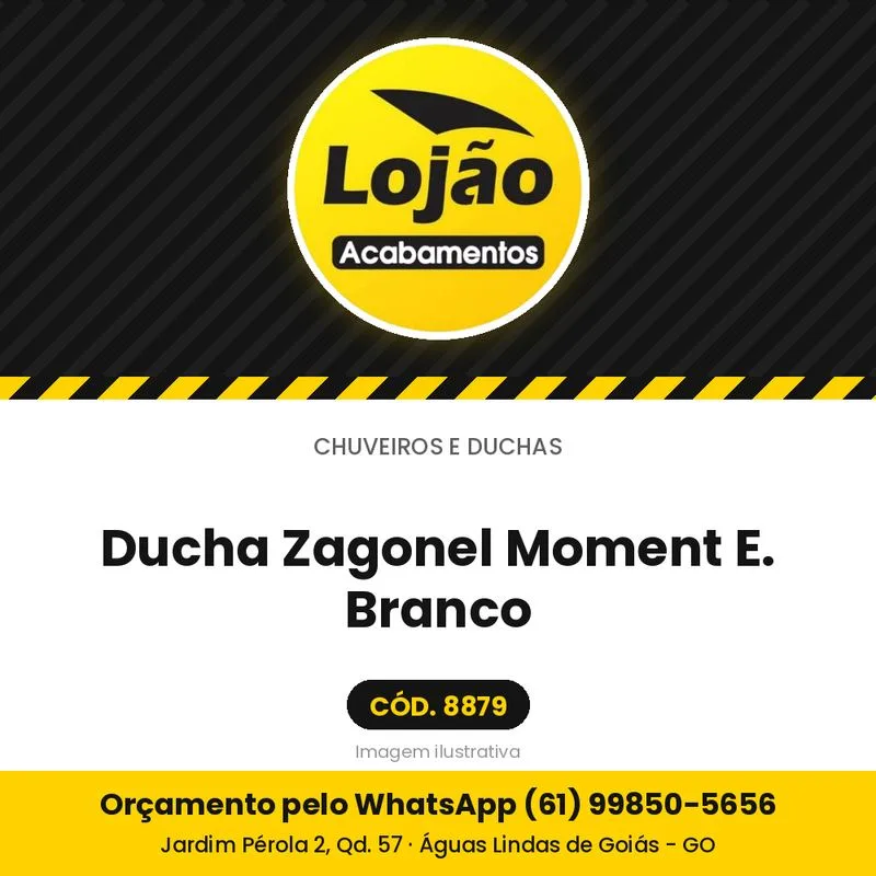 Ducha Zagonel Moment E. Branco