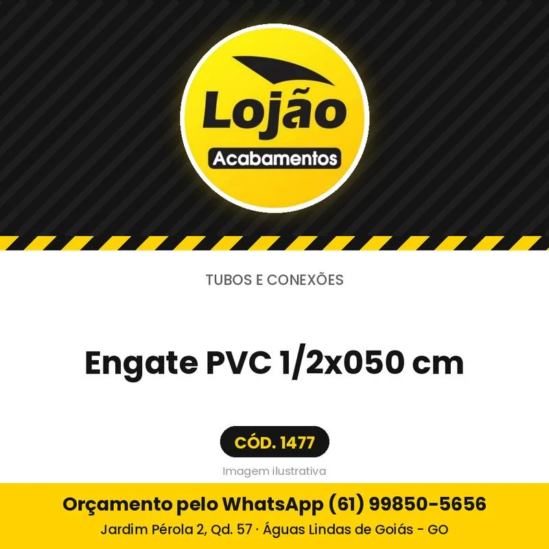 Engate PVC 1/2x050 cm