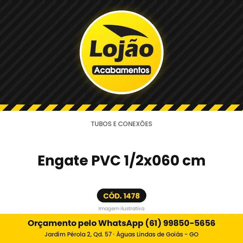 Engate PVC 1/2x060 cm