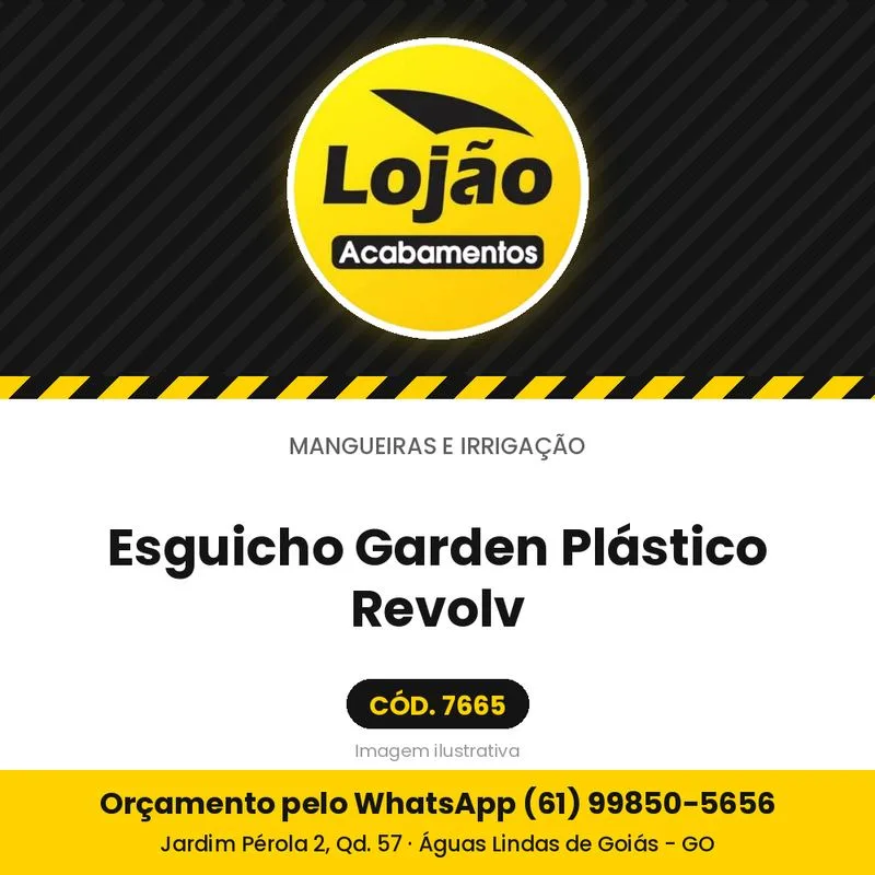 Esguicho Garden Plástico Revolv