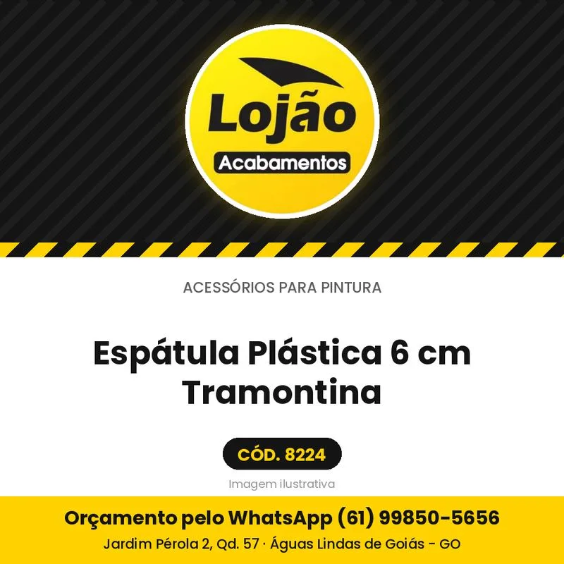 Espátula Plástica 6 cm Tramontina