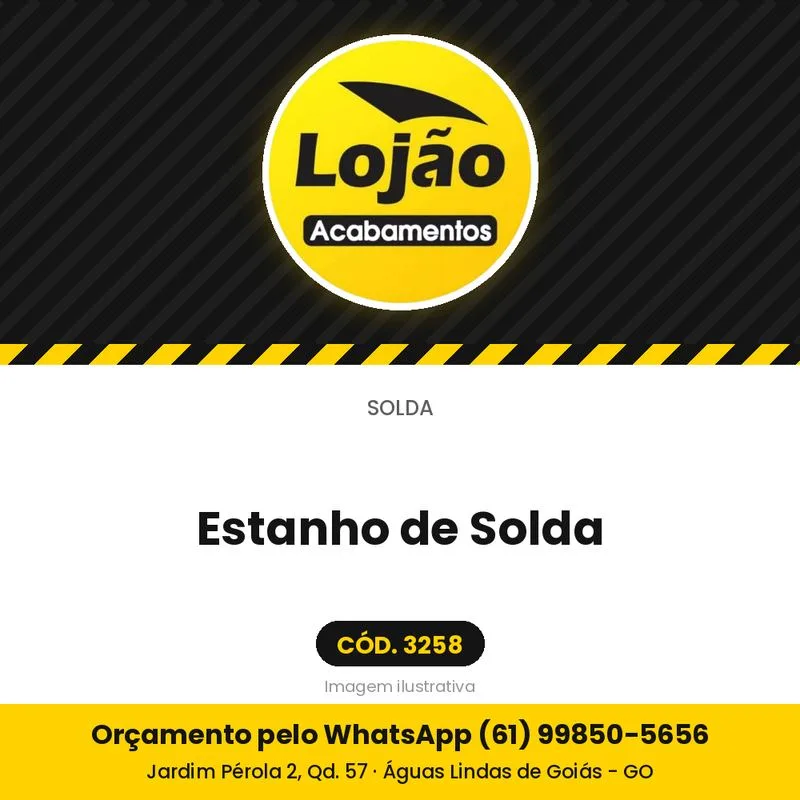 Estanho de Solda