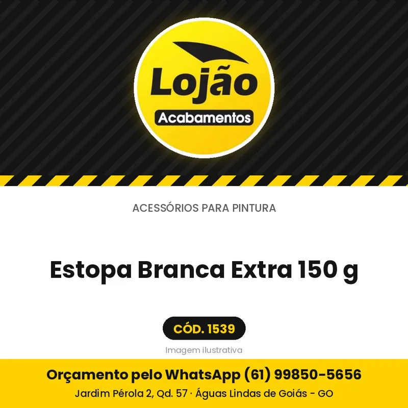 Estopa Branca Extra 150 g
