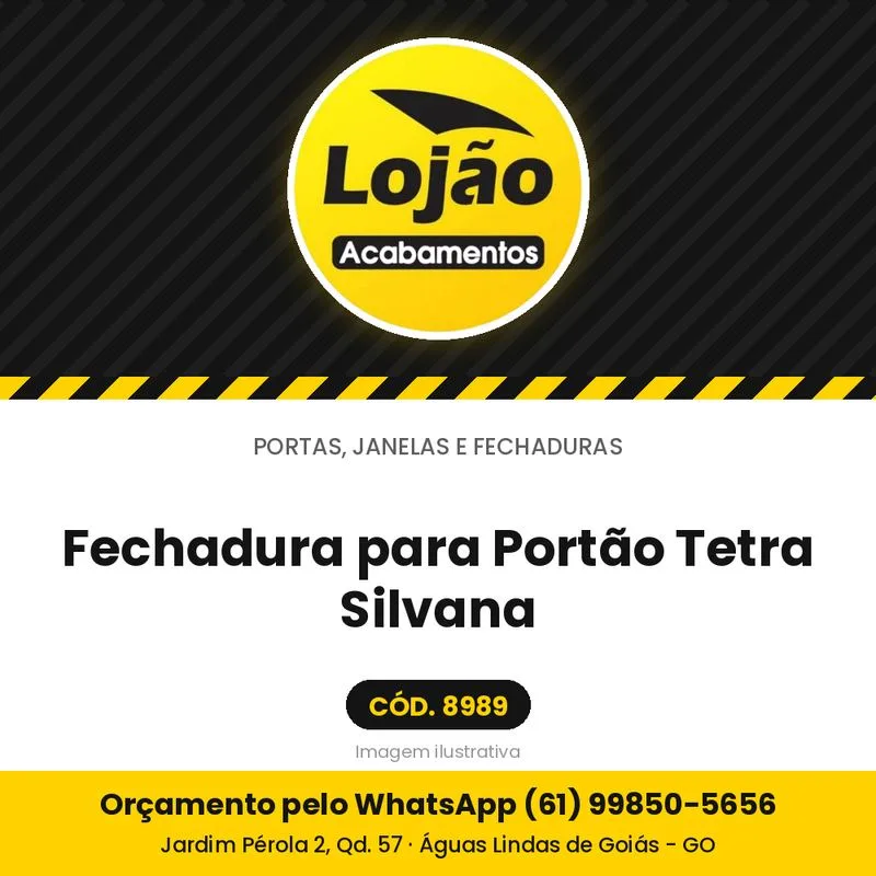 Fechadura para Portão Tetra Silvana