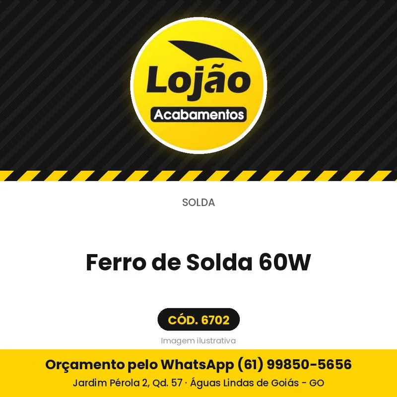 Ferro de Solda 60W