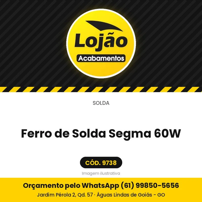 Ferro de Solda Segma 60W