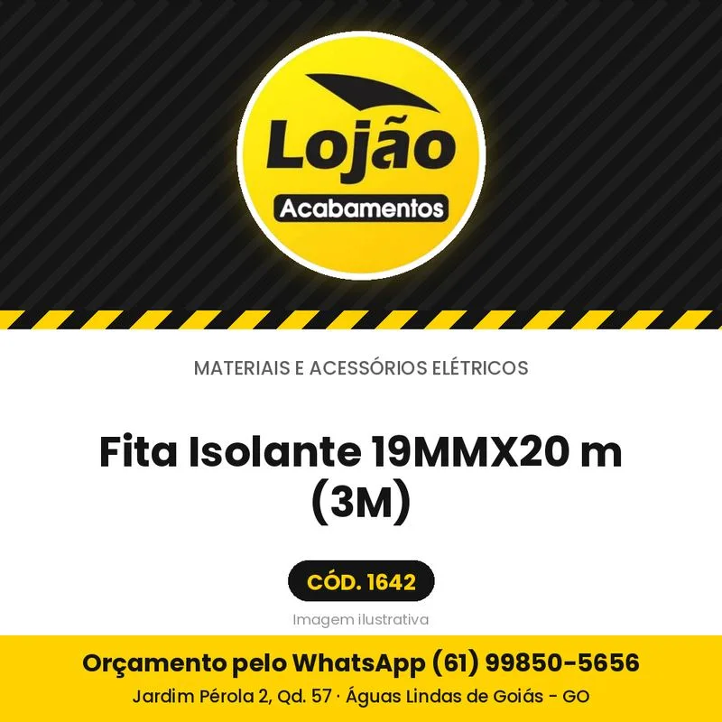 Fita Isolante 19MMX20 m (3M)