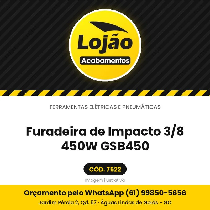 Furadeira de Impacto 3/8 450W GSB450