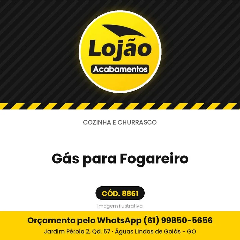 Gás para Fogareiro