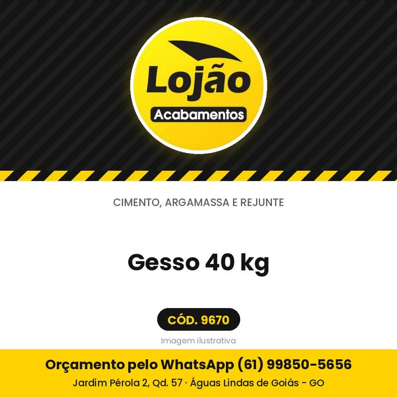 Gesso 40 kg